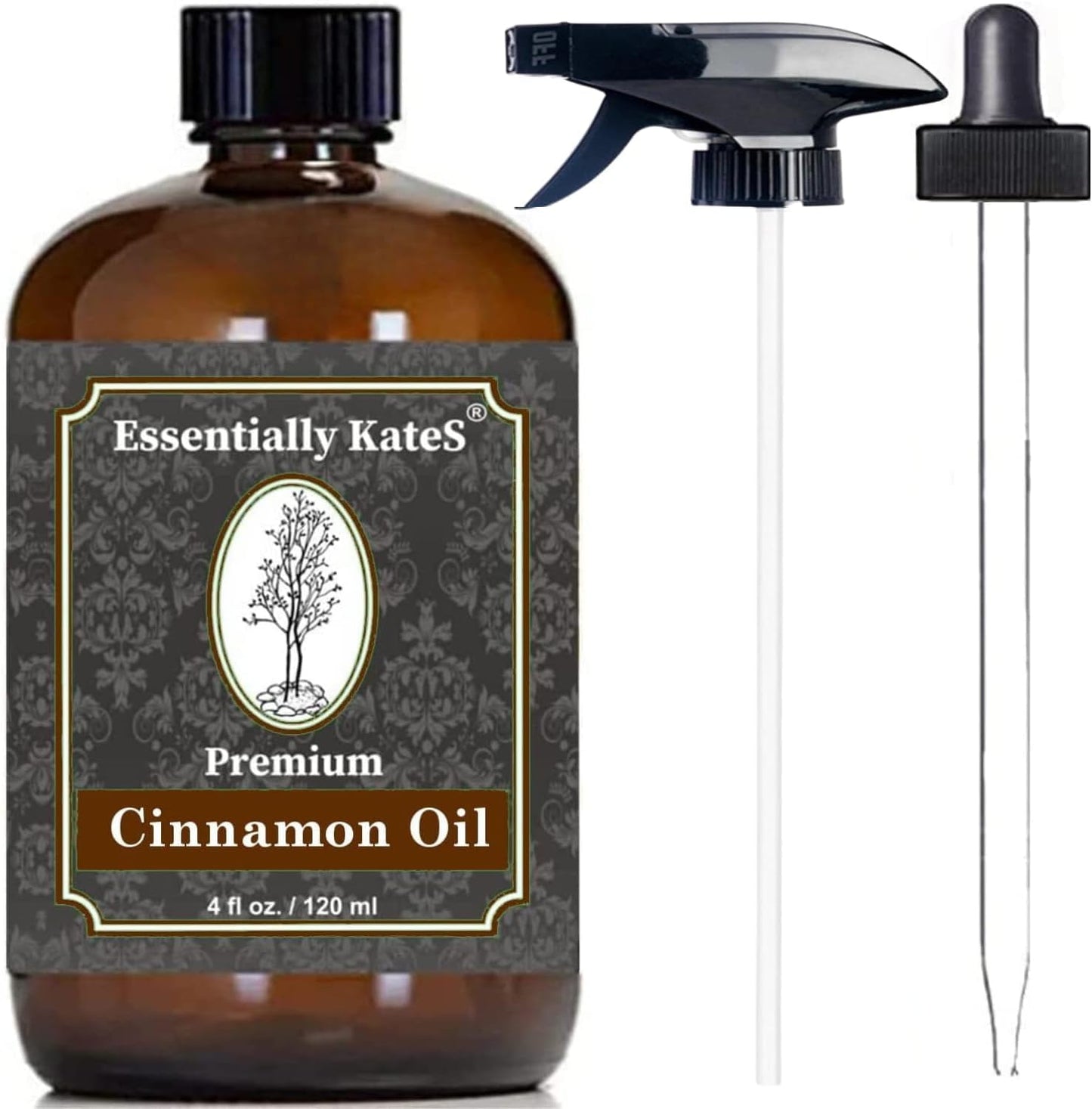 Essentially KateS Lavender Oil – 100% Pure & Natural, Steam-Distilled, with Glass Dropper, Roll-On Bottle & Sprayer for Aromatherapy, Skin & Home Use