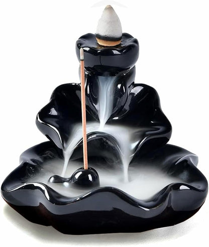 Waterfall Incense Burner, Waterfall Incense Holder, with 10P Cones