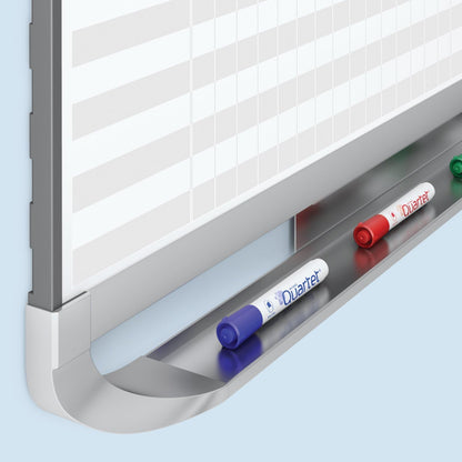 Quartet Prestige 2 Magnetic Total Erase Project Planner, 3 x 2 Feet Board with 16 Row/29 Column Chart (PP32P2)
