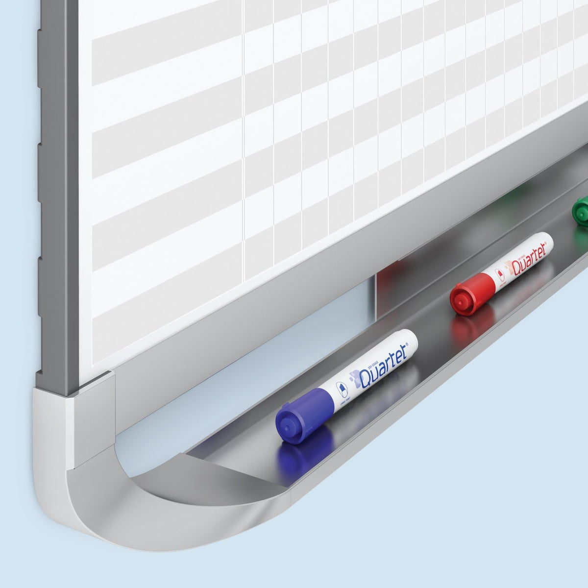 Quartet Prestige 2 Magnetic Total Erase Project Planner, 3 x 2 Feet Board with 16 Row/29 Column Chart (PP32P2)