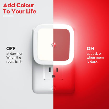 Sujeet Night Light, Night Lights Plug into Wall,Nightlight Plug in Night Light, Dusk to Dawn Night Lamp Led Night Lights for Adults Bedroom, Bathroom, Hallway (Amber)
