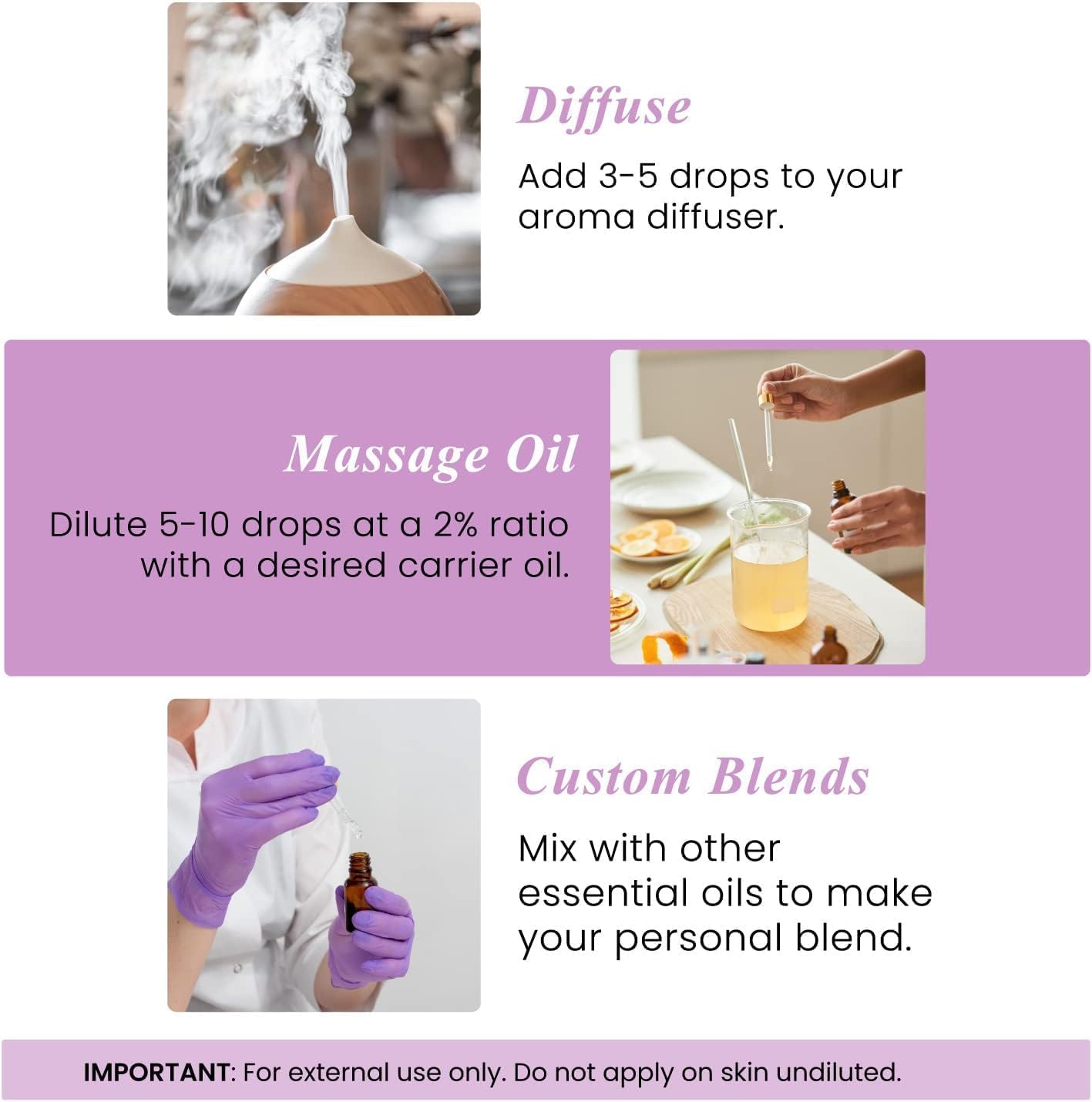 Handcraft Blends Lavender Essential Oil - Huge 4 Fl Oz