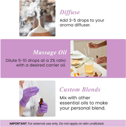 Handcraft Blends Lavender Essential Oil - Huge 4 Fl Oz