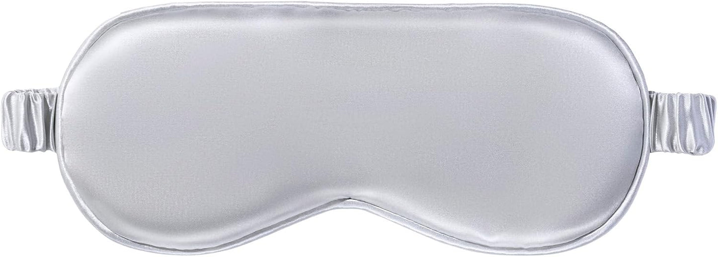 slip Pure Silk Sleep Mask - 100% Mulberry Silk, Ultra Soft & Comfortable, Blocks Light for Restful Sleep| Adjustable Strap for Perfect Fit, Gentle on Skin & Hair (Black - 1 Count Pack of 1)