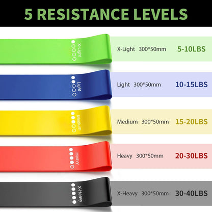 KANGFITER Non-Slip Fabric Resistance Bands for Working Out, Loop Exercise Bands for Booty Leg, Butt, Glute, Stretch Workout Bands for Women & Men, Hip Elastic Bands for Home Gym Fitness, Yoga, Pilates