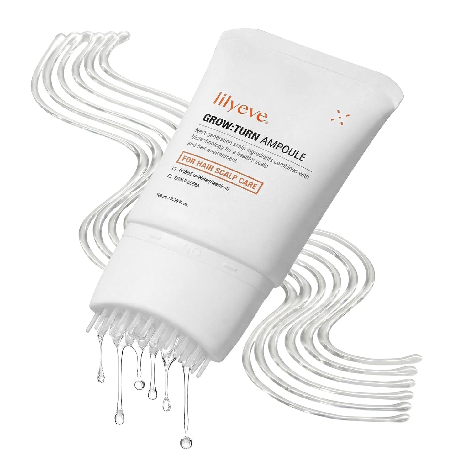 lilyeve GROWTURN Exosome Hair Growth Serum with Built-In Brush, 3.38 fl oz