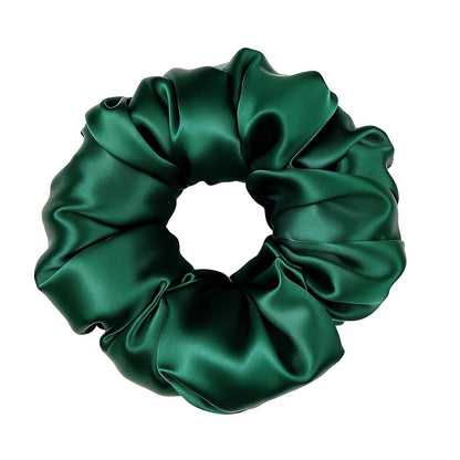 Silmer 22 Momme Silk Pillow Scrunchie Air, Oversized Lightweight Mulberry Silk Hair Tie with High Elasticity, Soft Padded No Crease Ponytail & Sleep Holder (Dusty Rose, 1Pc)