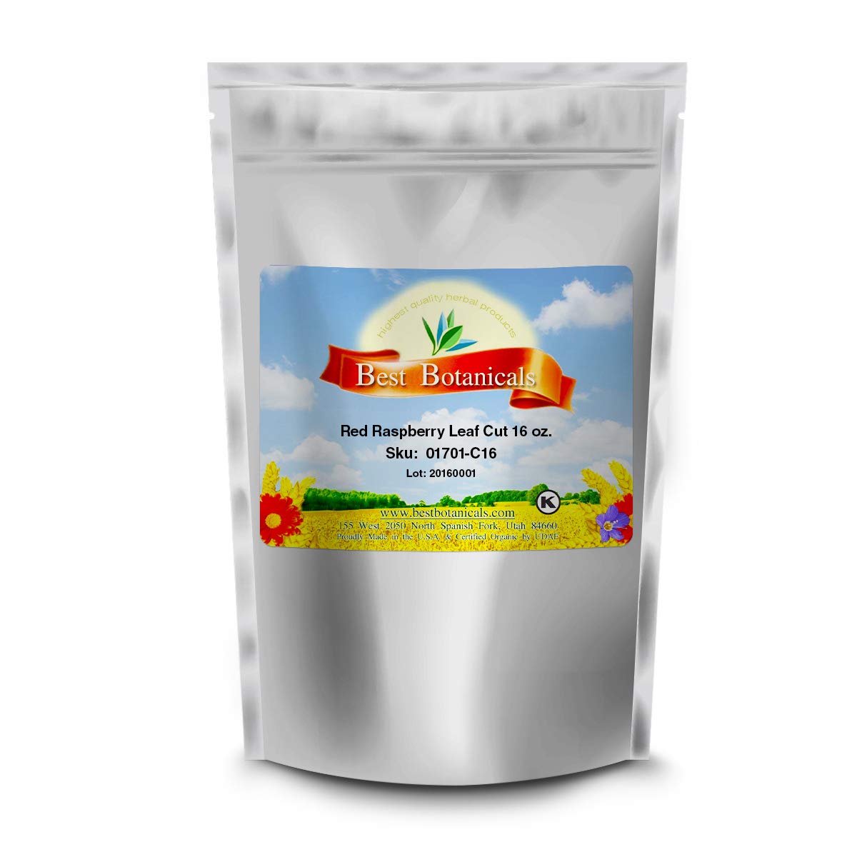 Best Botanicals Red Raspberry Leaf Cut 16 oz.