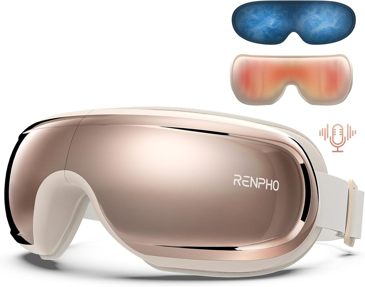 RENPHO Eyeris 3 Eye Massager with Heat and Cooling, Massaging Eye Mask