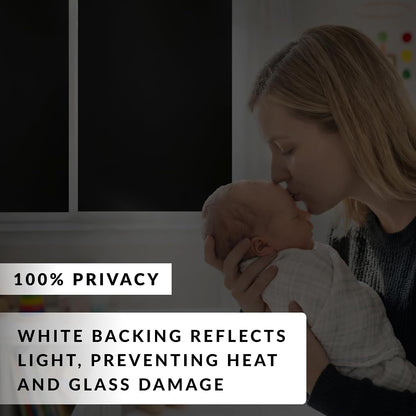 Blackout Light Effects Window Privacy Film by Artscape - Light Blocking Blackout Film, Static Cling, Full Coverage Privacy, Light Control, Helps Create a Calm, Focused Space - 17.72 x 72 Inch