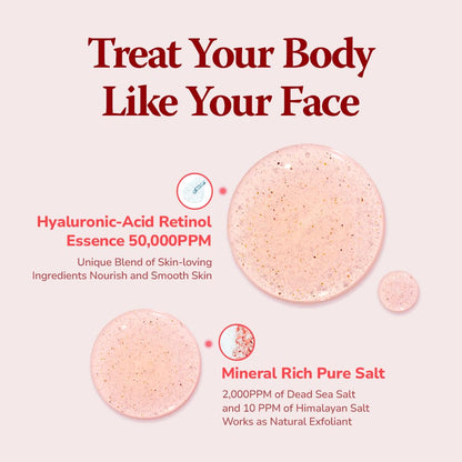 HIMALAYA PINKSALT Daily Scrub & Body Wash 21.1oz