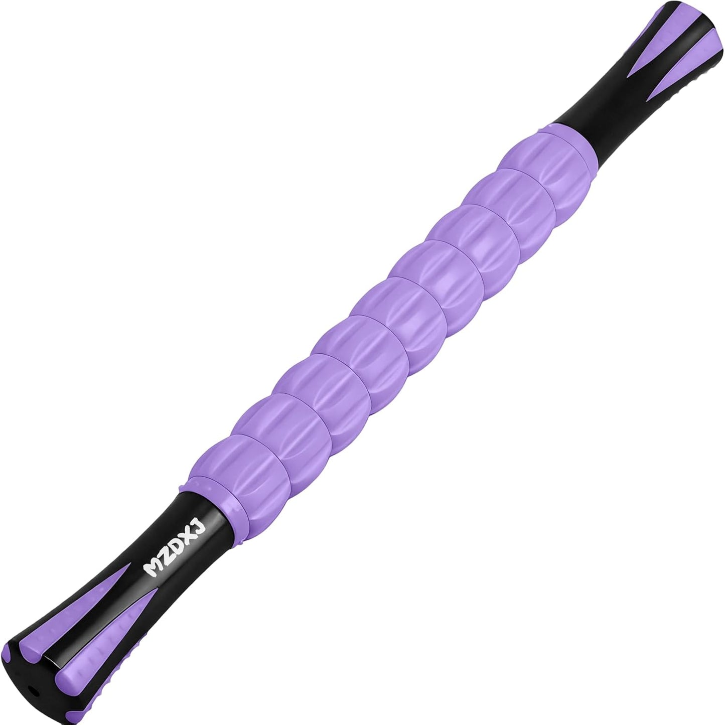 Muscle Roller Massage Roller Stick- Deep Tissue Fascia Blaster for Myofascial Pain Relief, Lymphatic Drainage & Body Sculpting, Handheld Physical Therapy & Recovery Tool (Pink black-18 inch)