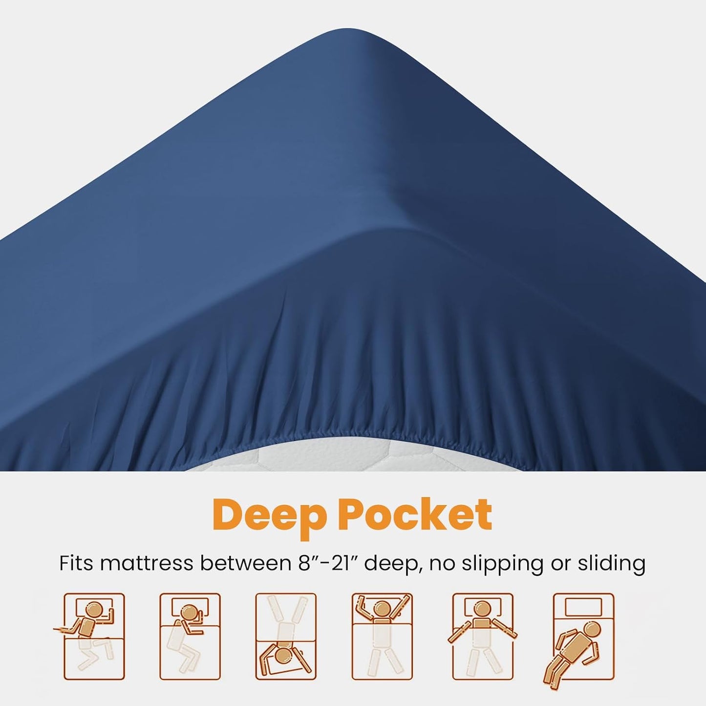 MATBEBY Queen Size Mattress Pad - Cooling Breathable Mattress Topper, Quilted Fitted Mattress Protector, Pillow Top Mattress Cover with 8-21" Deep Pocket, Soft, Machine Washable, White, 60x80 Inches