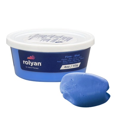Sammons Preston Therapy Putty, Therapeutic Hand Exerciser, Theraputty for Finger and Hand Rehabilitation, Exercise Putty to Improve Hand Grip Strength, Occupational Therapy, 4 Ounce, Firm, Blue