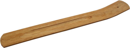 TRENDBOX 10pcs Handmade Plain Wood Wooden Incense Stick Holder Burner Ash Catcher Natural Design Buddhist