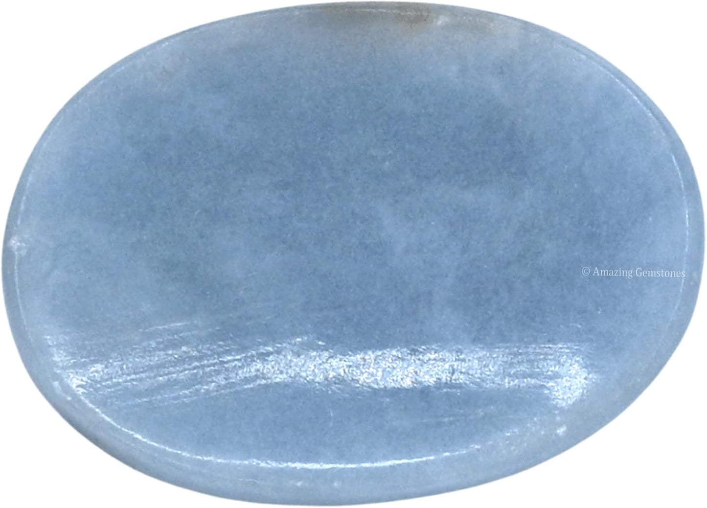 Amazing Gemstone Labradorite Thumb Worry Stone, Anxiety Stone, Healing Crystals - Piedra Crystal Fidget for Gift, Meditation, Calming, Relaxation, Stress Relief - Colors C