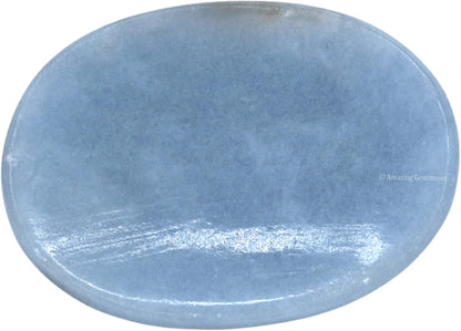 Amazing Gemstone Labradorite Thumb Worry Stone, Anxiety Stone, Healing Crystals - Piedra Crystal Fidget for Gift, Meditation, Calming, Relaxation, Stress Relief - Colors C