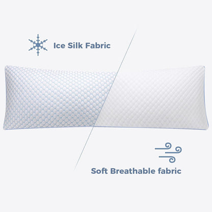 OSBED Shredded Memory Foam Pillows Queen Size Set of 2