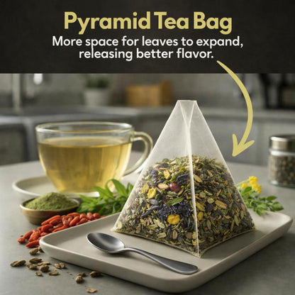 Tozzy Organic Chamomile Tea – 100 Count, Plant-Based Pyramid Tea Bags – Packaging May Vary