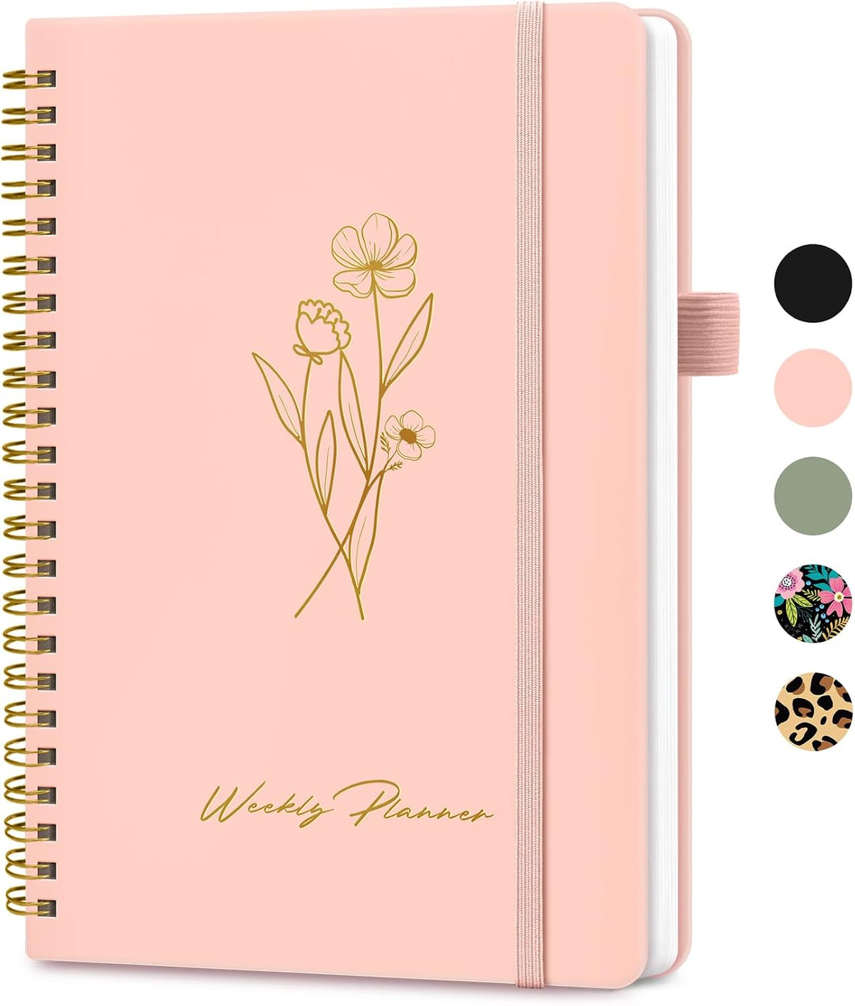Taja Undated Weekly Planner, To Do List Notebook with Habit Tracker, A5
