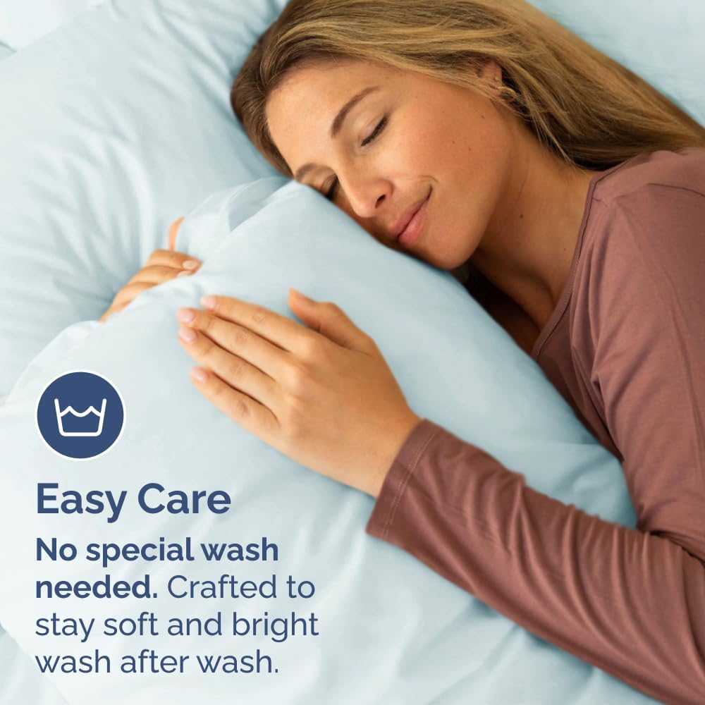 Standard Pillow Cases Set of 10 - Ultra Soft Hotel Quality Pillowcase Covers - Comfy, Cozy & Wrinkle Free - Shrink, Stain and Fade Resistant - Machine Washable Pillow Protectors - 10 Pcs Set - White - Colors A