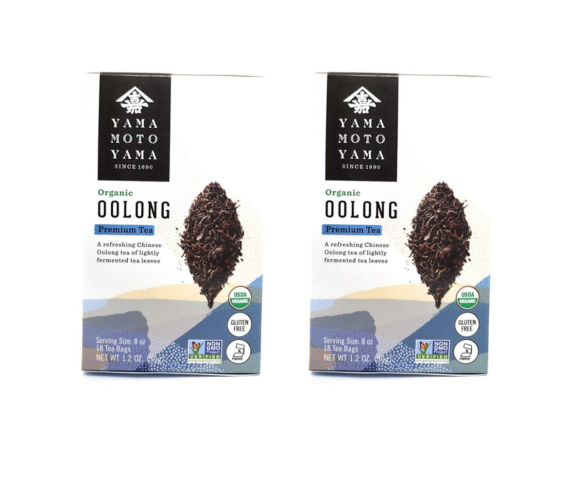 Yamamotoyama Organic Oolong Premium Tea (2 Pack, Total of 16oz)