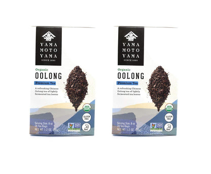 Yamamotoyama Organic Oolong Premium Tea (2 Pack, Total of 16oz)