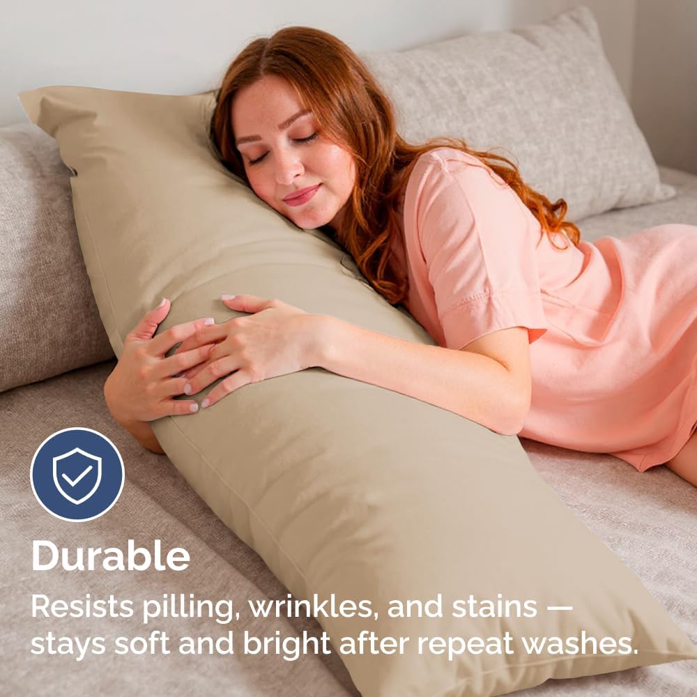 Standard Pillow Cases Set of 10 - Ultra Soft Hotel Quality Pillowcase Covers - Comfy, Cozy & Wrinkle Free - Shrink, Stain and Fade Resistant - Machine Washable Pillow Protectors - 10 Pcs Set - White - Colors B
