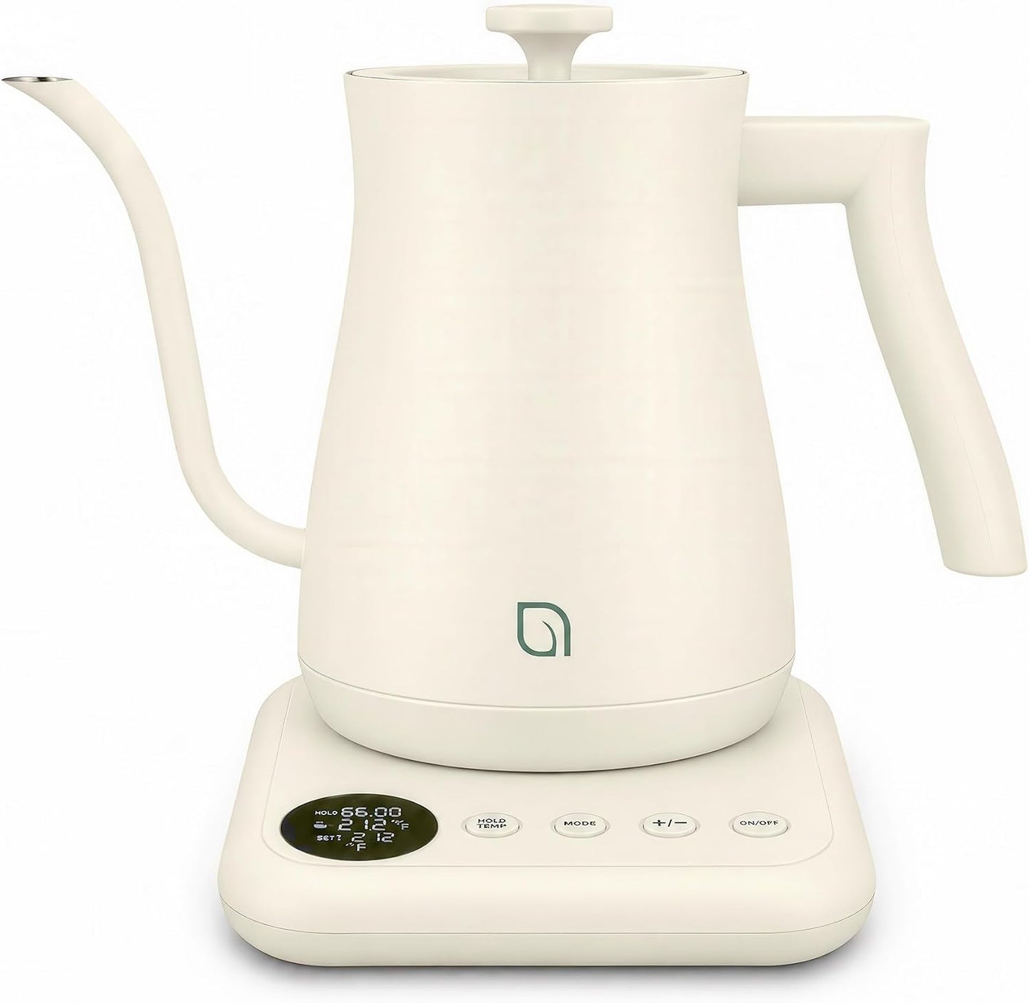 WILLOW ECO SERIES Gooseneck Electric Kettle with 5 Temperature Presets and Keep Warm Feature, 0.8L Pour Over Kettle for Coffee & Tea 1200W Quick Heating with 100% Stainless Steel Interior Water Heater