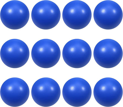 12 Pcs Blue Foam Stress Ball Squeeze Stress Relief Balls for Kids and Adults Hand Exercise Sensory Relief Toys for Anxiety ADHD Autism （Blue）