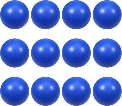 12 Pcs Blue Foam Stress Ball Squeeze Stress Relief Balls for Kids and Adults Hand Exercise Sensory Relief Toys for Anxiety ADHD Autism （Blue）