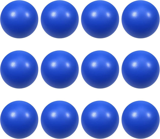 12 Pcs Blue Foam Stress Ball Squeeze Stress Relief Balls for Kids and Adults Hand Exercise Sensory Relief Toys for Anxiety ADHD Autism （Blue）