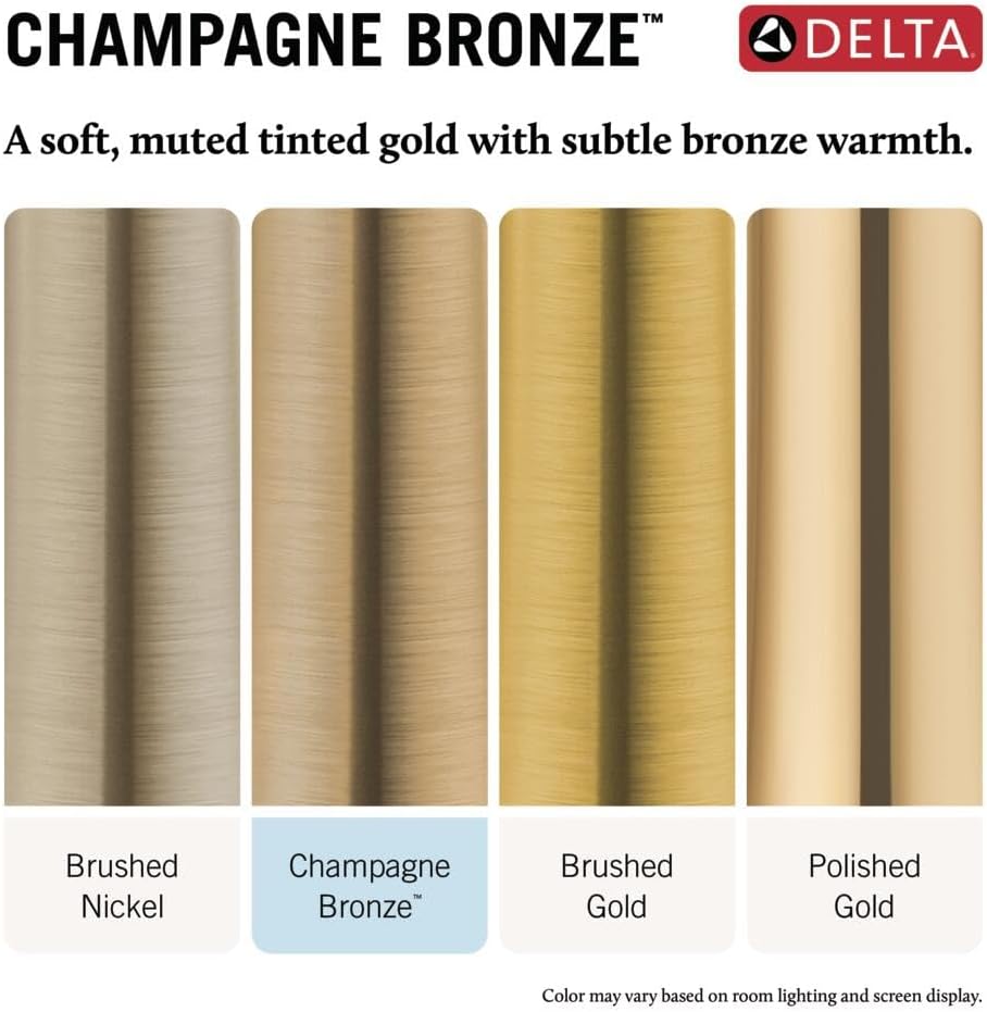 Delta Faucet Clarifi Premium Shower Filter Attachment with Filter, Hard Water Shower Filter, Shower Head Filter, Stainless 5SF100-SS