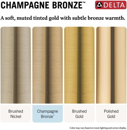 Delta Faucet Clarifi Premium Shower Filter Attachment with Filter, Hard Water Shower Filter, Shower Head Filter, Stainless 5SF100-SS