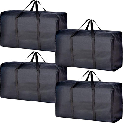 Extra Large Moving Bags with Strong Zippers & Carrying Handles, Storage Bags Storage Totes for Clothes, Moving Supplies, Space Saving Oversized Storage Bag Organizer for Moving, Traveling