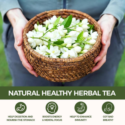 WOTIHA 60 Count Premium Lemon Balm Tea Bags - 100% Pure Natural Leaves, Lemony Citrusy Flavor, Supports Calming & Digestion, Caffeine-Free, Additive-Free, Sugar-Free, Vegan Non-GMO