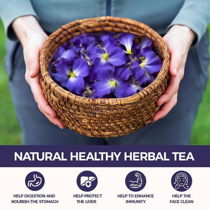 WOTIHA 60 Count Premium Lemon Balm Tea Bags - 100% Pure Natural Leaves, Lemony Citrusy Flavor, Supports Calming & Digestion, Caffeine-Free, Additive-Free, Sugar-Free, Vegan Non-GMO