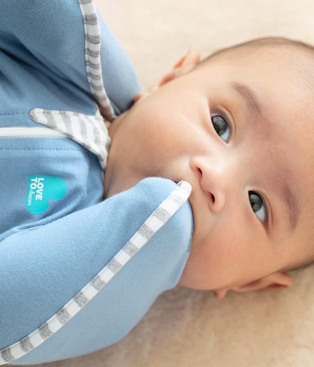 Love to Dream Swaddle UP, Baby Sleep Sack, Self-Soothing Swaddles for Newborns, Get Longer Sleep, Secure Fit Helps Calm Startle Reflex, New Born Essentials for Baby, 1.0 TOG, 13-19 lbs, Deep Olive