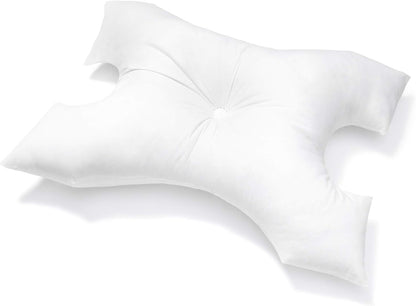 CPAP Pillow by Pillows with a Purpose - Standard Size - Unqiue Design with Contoured Cut-Outs - Hypoallergenic with Cover Included
