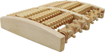 Foot Massager Roller (One Foot). Plantar Fasciitis & Pain Relief. Shiatsu & Acupressure Reflexology Tool, Myofascial Release, Trigger Point Acupuncture. (5.55x4.57x1.77 inch)