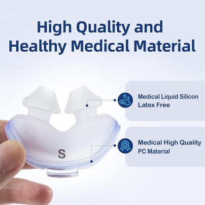 Replacement Nasal Pillow Cushion for ResMed AirFit P10, Compatible with Original Airfit P10 Frame, Reliable Seal & Soft Replacement Silicone CPAP Mask Cushion, 2-Pack, Large