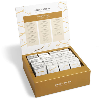 Tea Forte Single Steeps Tea Sampler, World of Teas, 15 Pouches