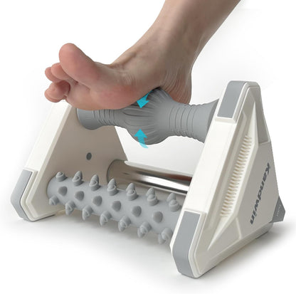 Icing Plantar Fasciitis Relief Foot Roller Massager, Green | Cold Rolling Massage Tool for Heel Arch Pain & Sore Tired Feet, Runners, Athletes, Standing Workers, Home Office Gym Use