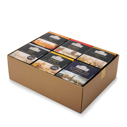 Ahmad Tea Variety Gift Box, 60 Foil Enveloped Teabags, Twelve Teas, 1 Count