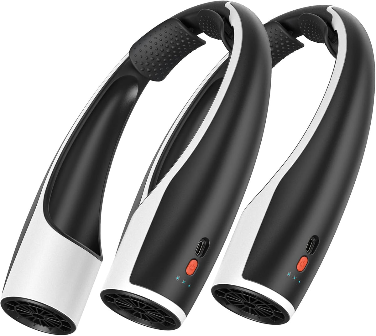 Rohent Portable Hands-Free Neck Fan - 4000mAh Battery, USB-C Rechargeable, Ultra-Quiet, 4 Adjustable Speeds – Perfect for Office, Outdoor, and Travel Use
