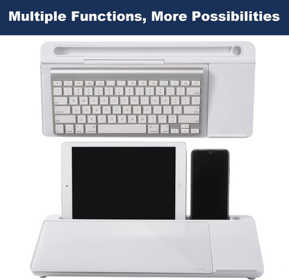 TSJ OFFICE Whiteboard Weekly Dry-Erase-Board - Desktop White Board Calendar Desk Organizers with Accessories Computer Keyboard Stand with Drawer, for Office, Home, School Supplies - White Calendar