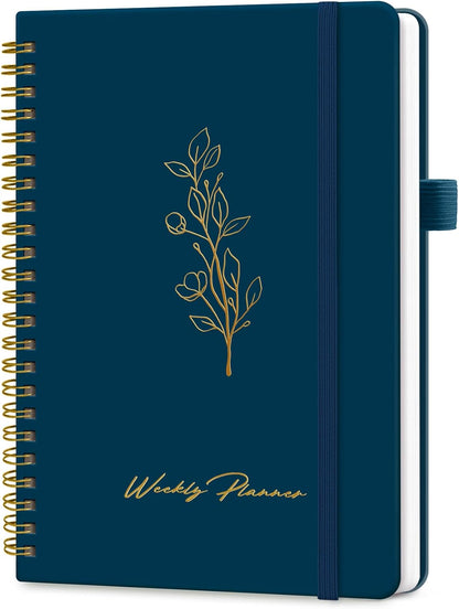 Taja Undated Weekly Planner, To Do List Notebook with Habit Tracker, A5