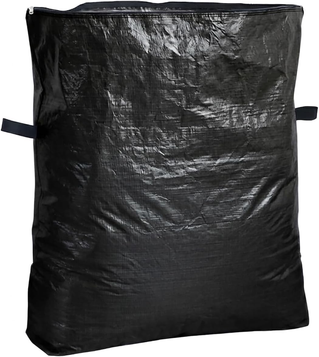 Extra Large Moving Bags with Zippers & Handles (Black)