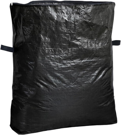 Extra Large Moving Bags with Zippers & Handles (Black)