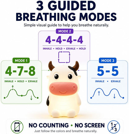 InnerZen Breathing Dragon Guided Breathing Pal, 3 Modes, Adults & Kids